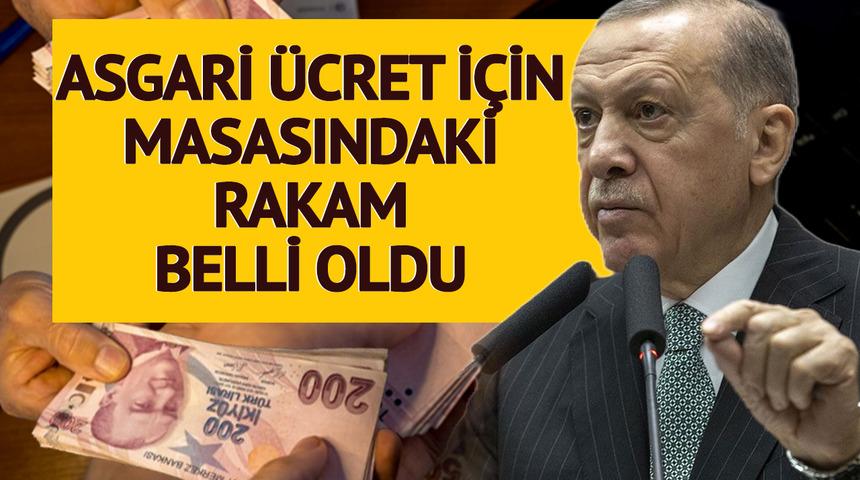 Asgari ücret için masadaki rakamlar belli oldu! Cumhurbaşkanı Erdoğan'a sunulacak: En kritik toplantı