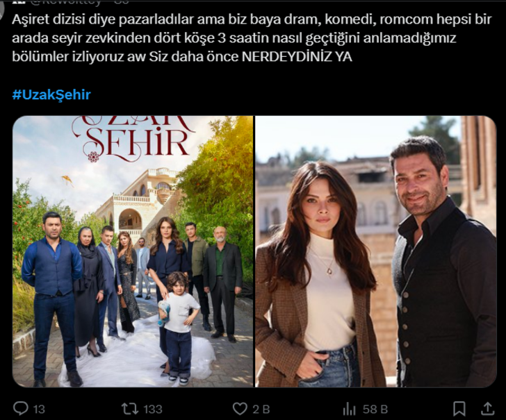 Uzak Şehir son bölüm seyirciyi mest etti! "Aşiret dizisi diye pazarladılar..." G1