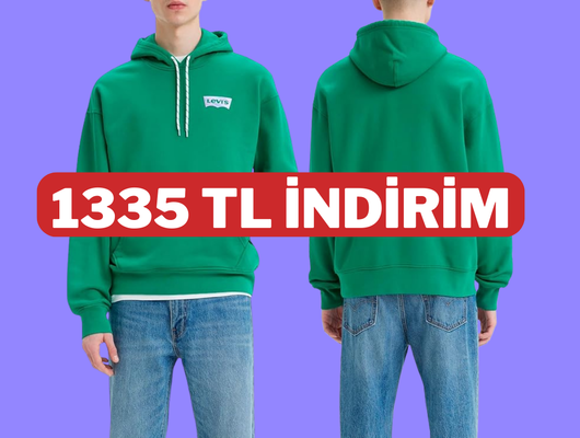 Hem rahat hem havalı! Levi's hoodie günün fırsat ürünü oldu