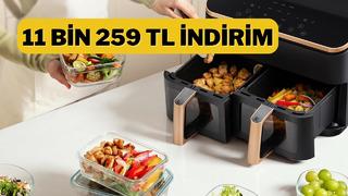 Cosori'nin çok satan çift hazneli airfryer modeli bugüne özel indirimde