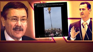 Melih Gökçek yine şaşırtmadı! Esad'ın kuzenini meydanda astılar diye paylaştığı video yalan çıktı