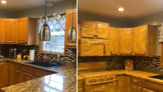 Şakanın dozunu kaçırdı! Anne ve babasının mutfağını fıstık ezmesiyle kapladı: Evlatlıktan reddederdim