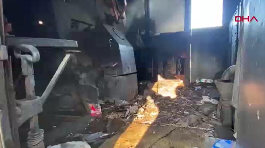 Gizli gizli içine girip sigara içtiler... Lise öğrencilerinin dikkatsizliği alev alev yanmasına sebep oldu!