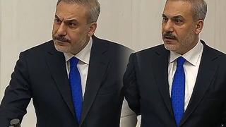 TBMM'de gergin anlar! Bakan Fidan'ın DEM Partililere tepkisi gündem oldu