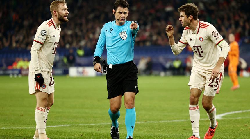 Henüz maçın 5. dakikada geriye düştüler! Halil Umut Meler'in yönettiği maçta Bayern Münih, Shakhtar Donetsk karşısında zoru başardı