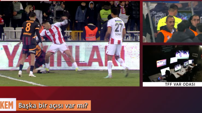 Manaj ve Barış Alper arasındaki pozisyonun 'VAR' konuşmalarında montaj iddiası! Herkes o 13 saniyeyi konuşuyor