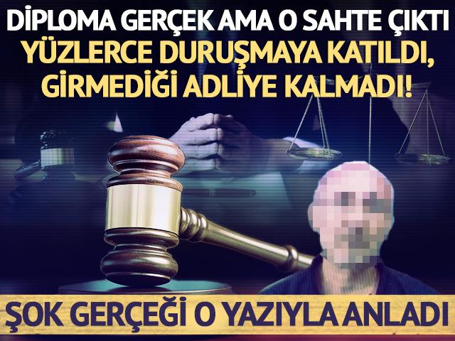 Diploma gerçek ama o sahte çıktı! Şok gerçeği o yazıyla anladı