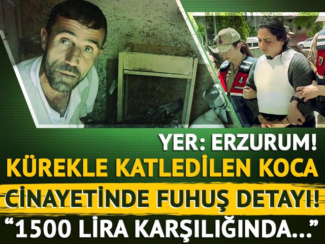 Kürekle öldürülen koca cinayetinde fuhuş detayı! "1500 lira karşılığında..."