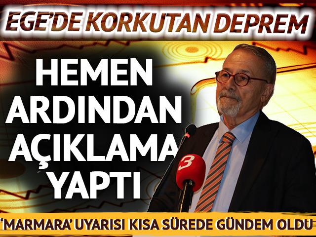 Depremin hemen ardından Naci Görür'den kritik uyarı