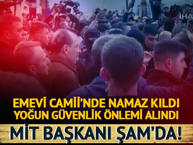 MİT Başkanı İbrahim Kalın Şam'da! Emevi Camii'nde namaz kıldı, yoğun güvenlik önlemi alındı