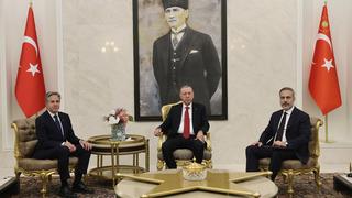 Cumhurbaşkanı Erdoğan, Blinken'ı kabul etti! Suriye zirvesinde dikkat çeken PKK/PYD/YPG ve DEAŞ ile mücadele mesajı 