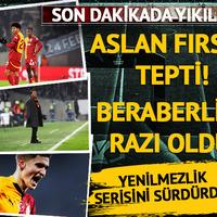 Aslan İsveç'te fırsat tepti! Galatasaray son dakikada beraberliğe razı oldu! 