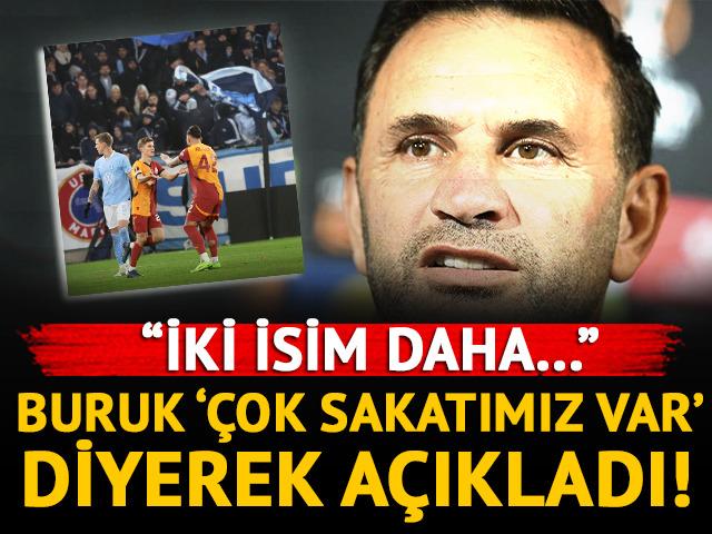 Okan Buruk 'çok sakatımız var' diyerek açıkladı! "2 isim daha..."