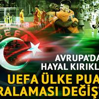 Avrupa’da hayal kırıklığı: UEFA ülke puanı sıralaması değişti! İşte Türkiye'nin son durumu...