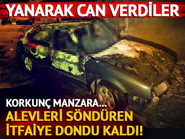 Eve çarpıp alev aldı! 4 kişi can verdi