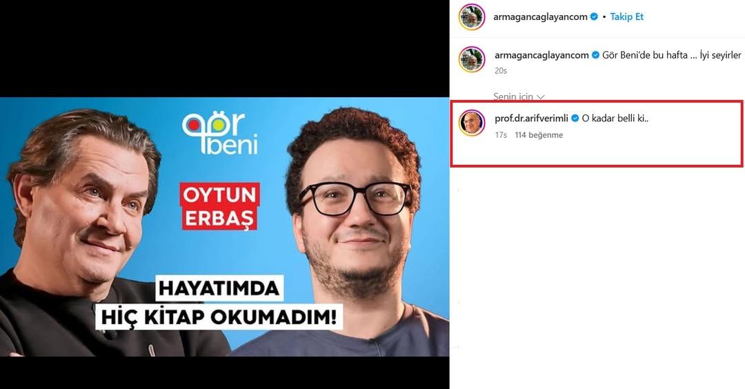 arif verimli yorum