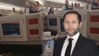 THY uçağındaki görüntüler gündem oldu! Petlas Yönetim Kurulu Üyesi Abdulkadir Özcan: Milyar dolarlık adamım, Türkiye'yi satın alırım