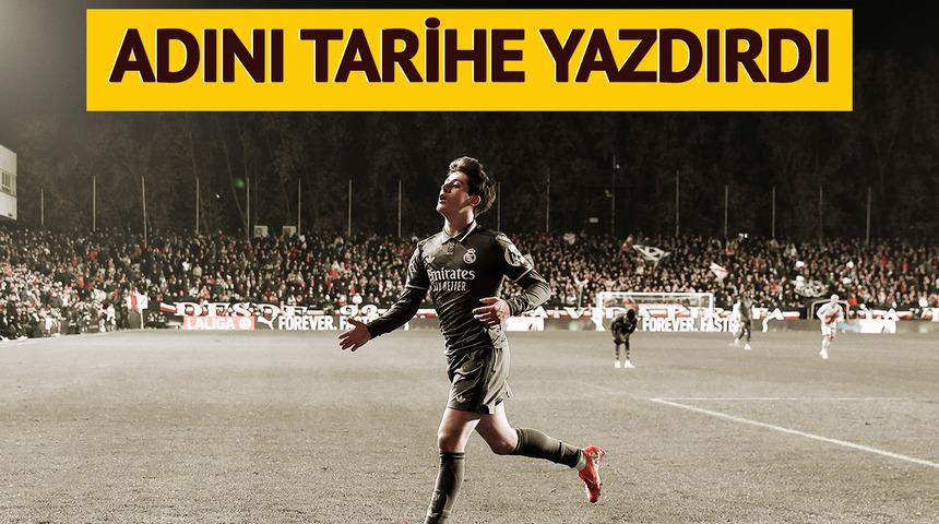 Arda Güler adını Real Madrid tarihine yazdırdı! 21. yüzyılda bunu başaran yok