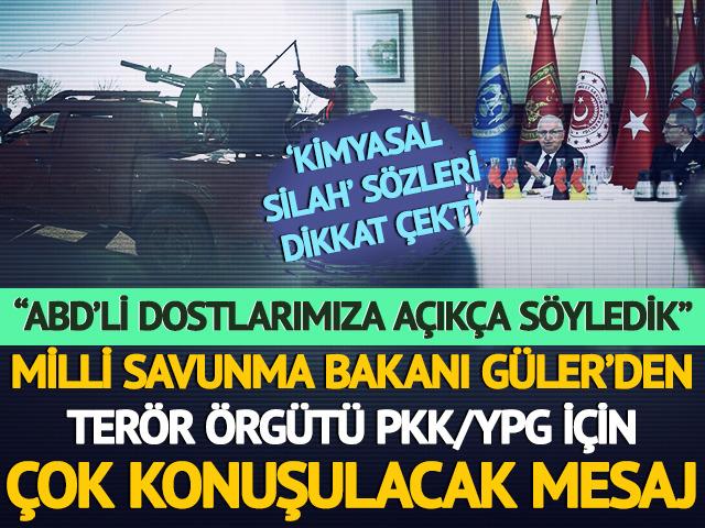 Terör örgütü için çok konuşulacak mesaj! "ABD'li dostlarımıza söyledik"