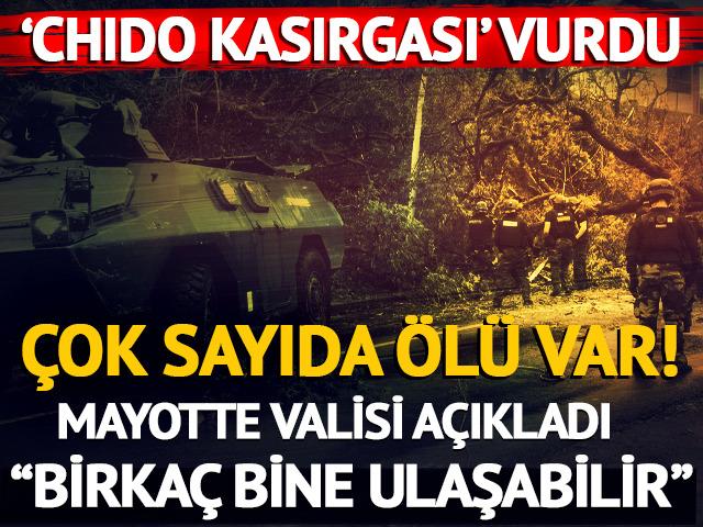 Mayotte’yi Chido Kasırgası vurdu! Çok sayıda ölü var: "Belki bine, hatta birkaç bine ulaşacağız"