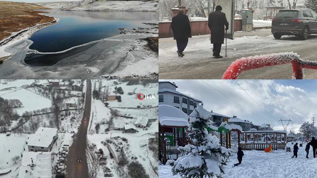 Türkiye dondu! Ülkenin pek çok noktasında görüntüler benzer... Don, buz, pus, kar ve sarkıt pek çok şehirde etkili oldu