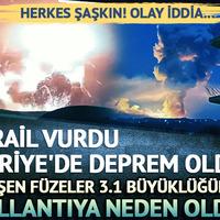 İsrail Suriye'de ilerliyor! Son yılların 'en ağır saldırısı'... 3.1 büyüklüğünde deprem detayı!