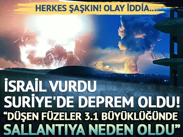 İsrail Suriye'de ilerliyor! Son yılların 'en ağır saldırısı'... 3.1 büyüklüğünde deprem detayı!