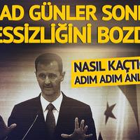 Esad sessizliğini bozdu: Suriye'den nasıl kaçtığını adım adım anlattı