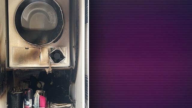 Facianın eşiğinden dönüldü! Kıyafet kurutma makinesi patladı... Ev sahibi Mehmet Öğretici, Az kalsın canımızdan da oluyorduk