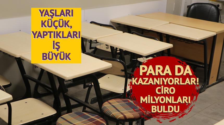 Daha 18 bile olmadan okurken para kazanıyorlar! Ciro 10 milyon TL... 2025 için hedef yükselttiler