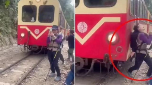 Her şey saniyeler içinde yaşandı! Selfie çekmek isterken trenin geldiğini görmedi: Korna sesini de duymayınca kaza kaçınılmaz oldu