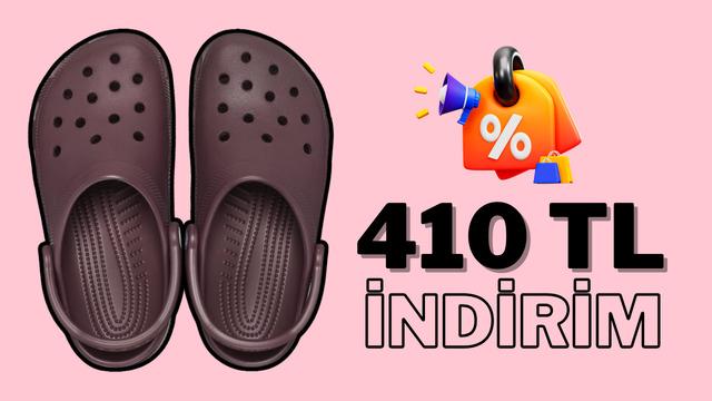 Fiyatı 855 TL'ye düştü! Yılın son indirimlerinden kaçırmamanız gereken o Crocs'un fiyatı en dipte