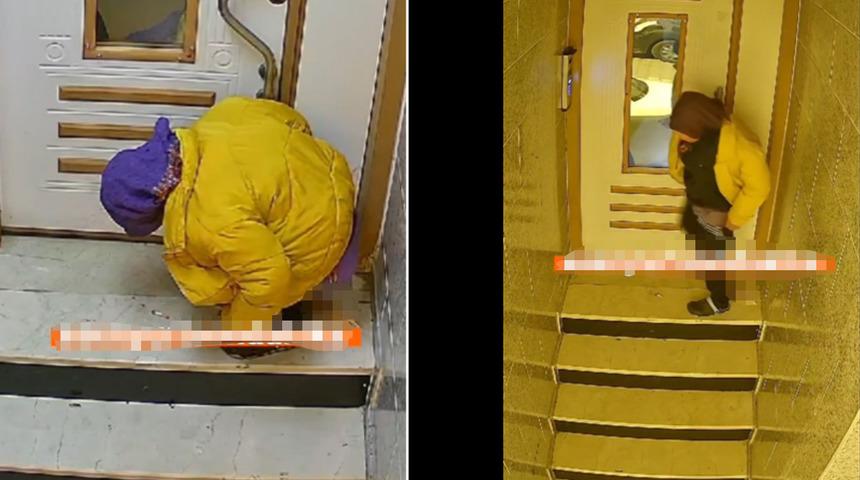 Yer: Esenyurt! Pantolonunu indirip apartmanın önüne tuvaletini yaptı