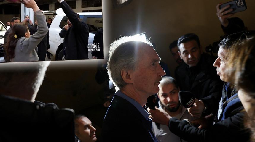 BM yetkilisi Esad'ın işkence merkezi Sednaya Hapishanesini ziyaret etti: Beklenmedik protesto! "Şimdi mi geldiniz?