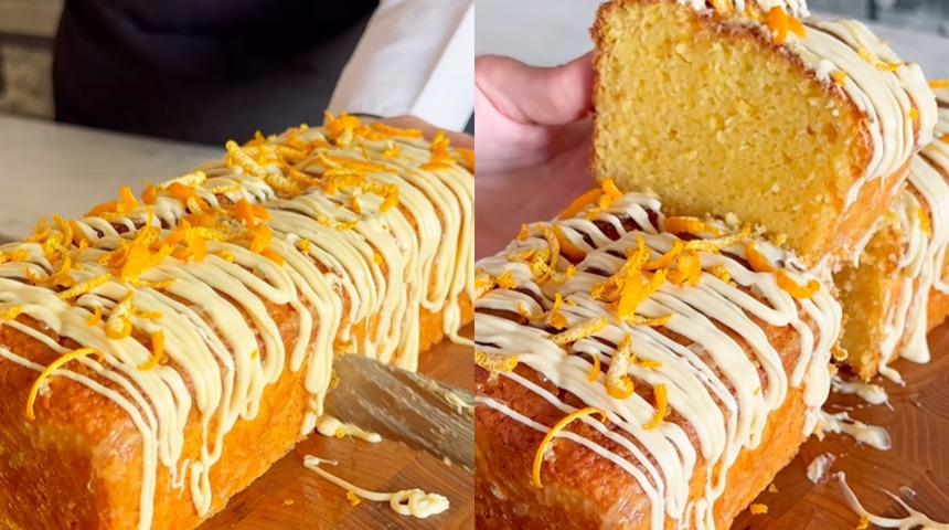 Bir adet portakalla yapılabilecek en güzel tatlı: Mis gibi kokan portakallı kek tarifi!