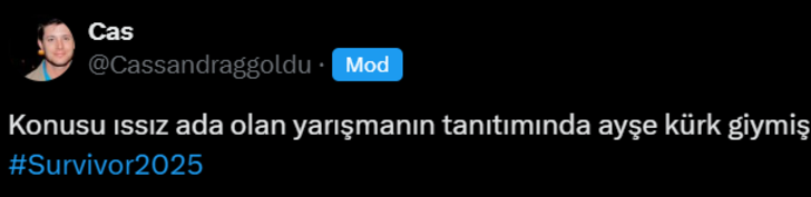 Survivor tanıtımında giydiği kıyafet olay oldu! Ayşe Yüksel'e yorum yağdı bakın yarışmacı nasıl cevap verdi... G1