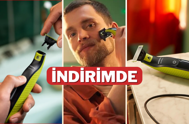 Philips OneBlade QP2824/10 Yüz ve Vücut Hibrit Tıraş Makinesi günün fırsat ürünü oldu