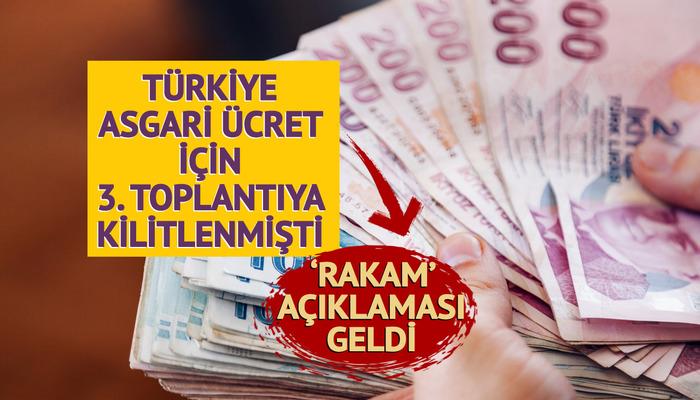 Asgari ücret için yine rakam konuşulmadı! 3. toplantı sonrası ilk açıklama geldi