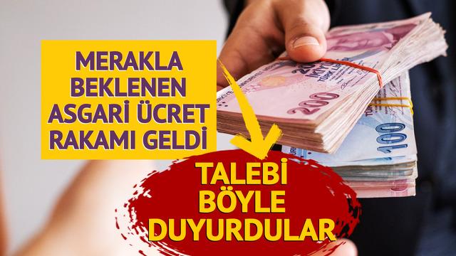 Asgari ücret için ilk rakamı TÜRK-İŞ verdi! Asgari ücrette zam pazarlığı bu rakamla başladı 'Altında olursa imza atmayız'