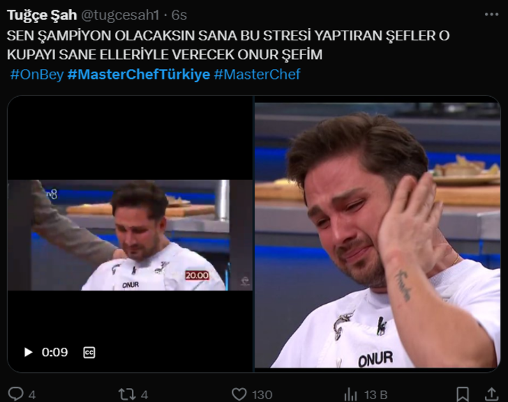 MasterChef Türkiye'de Onur "Hiç iyi değilim" diyerek ağlamaya başladı! Seyirci dayanamadı G1