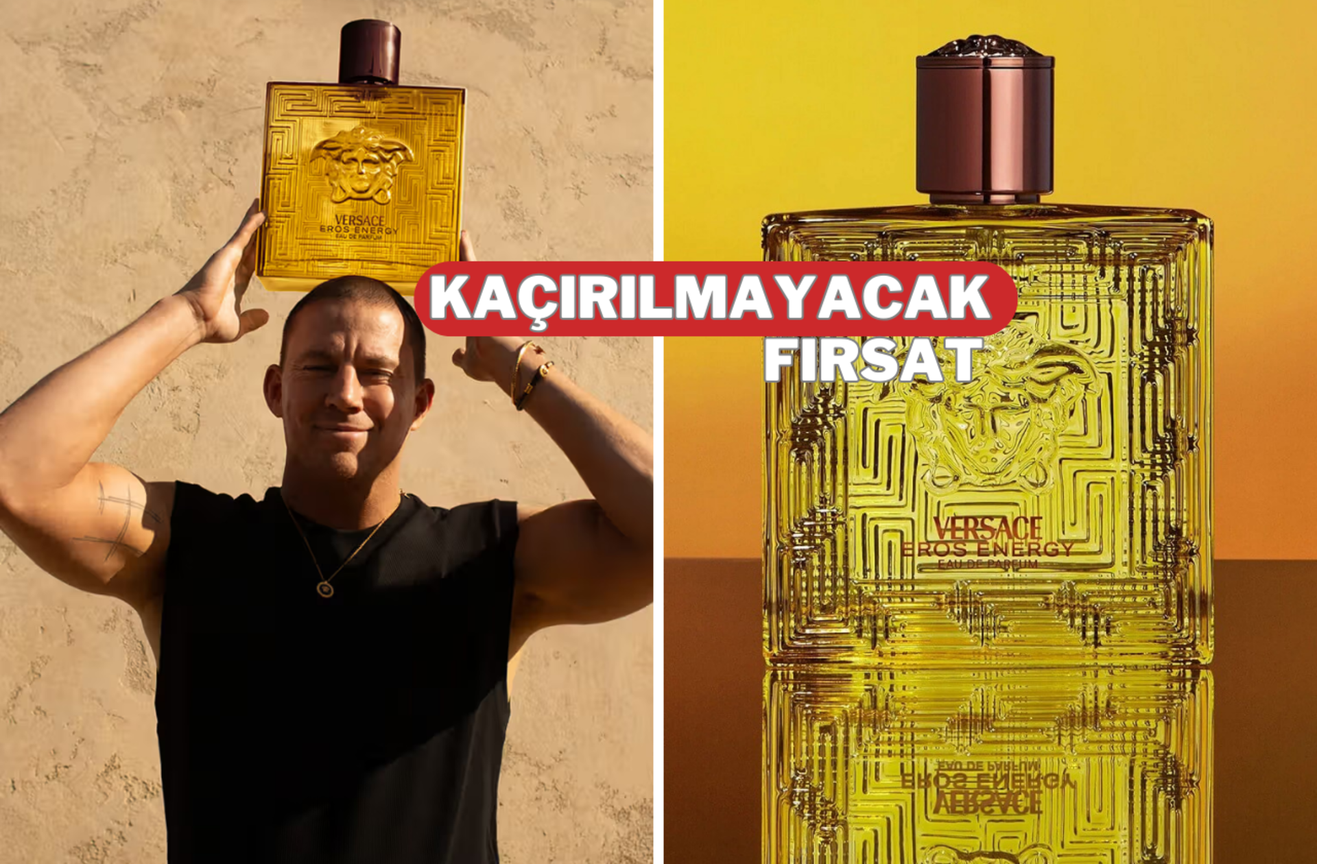 Versace Eros parfüm ailesinin en yeni üyesi Eros Energy'i sizin için inceledik