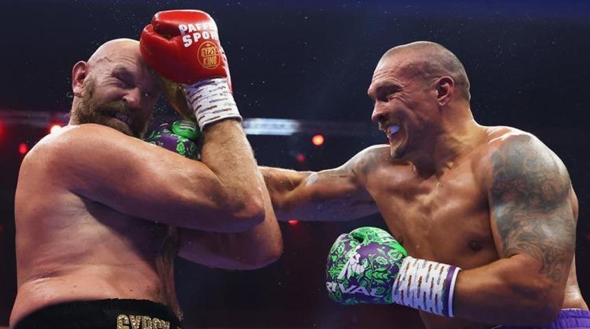 Oleksandr Usyk, Tyson Fury'yi 190 milyon dolarlık maçta yendi!