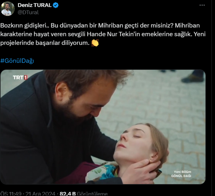 Gönül Dağı son bölümde seyirciyi yıkan sahne! Gönül Dağı Mihriban diziden ayrıldı mı? G3