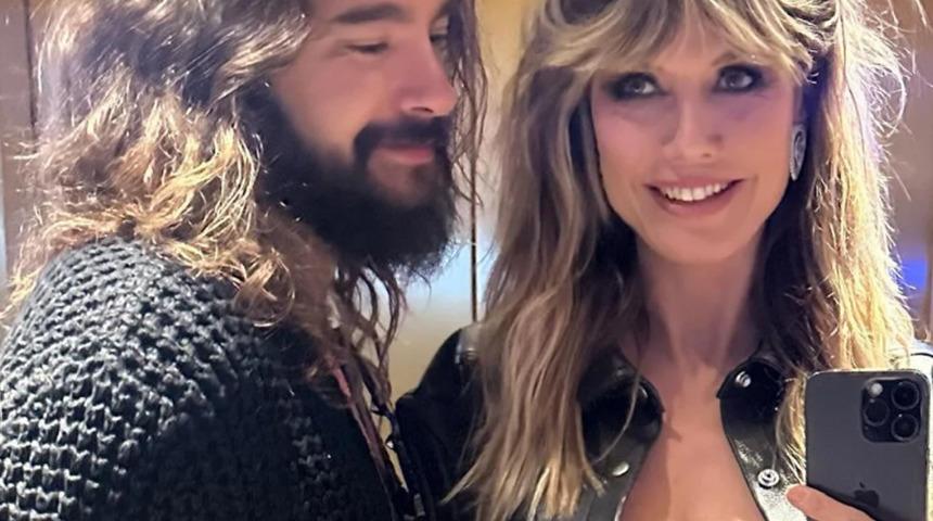 Kendisinden 17 yaş küçük eşiyle aşka geldi! Heidi Klum'dan paylaşım