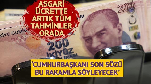 Asgari ücret için 'İşveren 24 bin TL önerecek, Erdoğan bu rakama çıkaracak' dedi! Tüm tahminler artık orada
