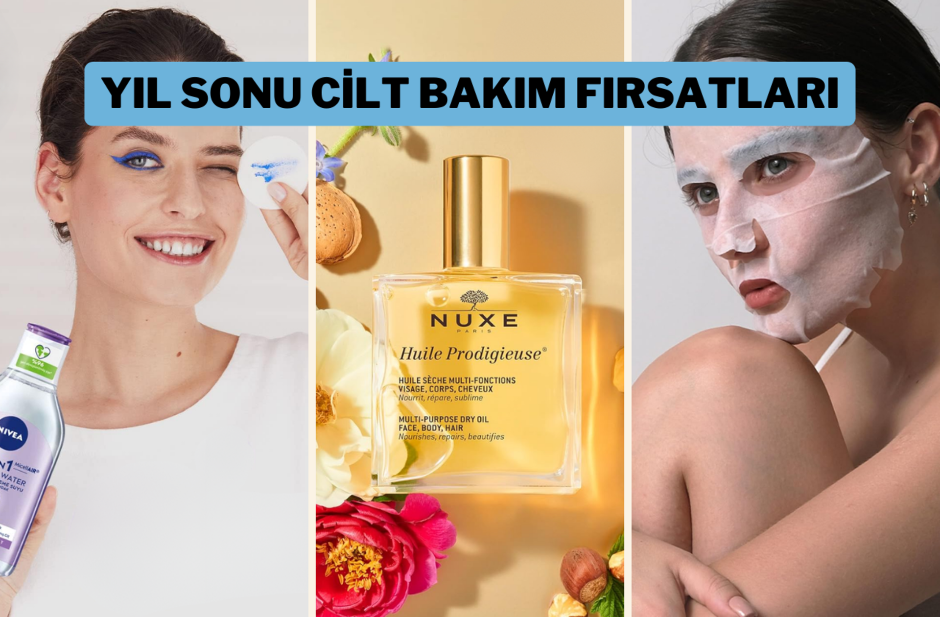 Çok satan cilt bakım ürünlerinde Yılın Son Fırsatları