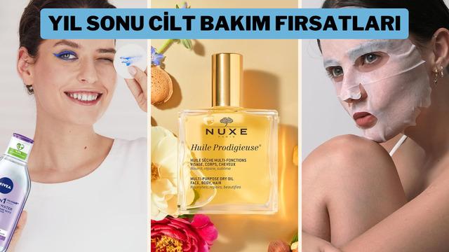 Çok satan cilt bakım ürünlerinde Yılın Son Fırsatları