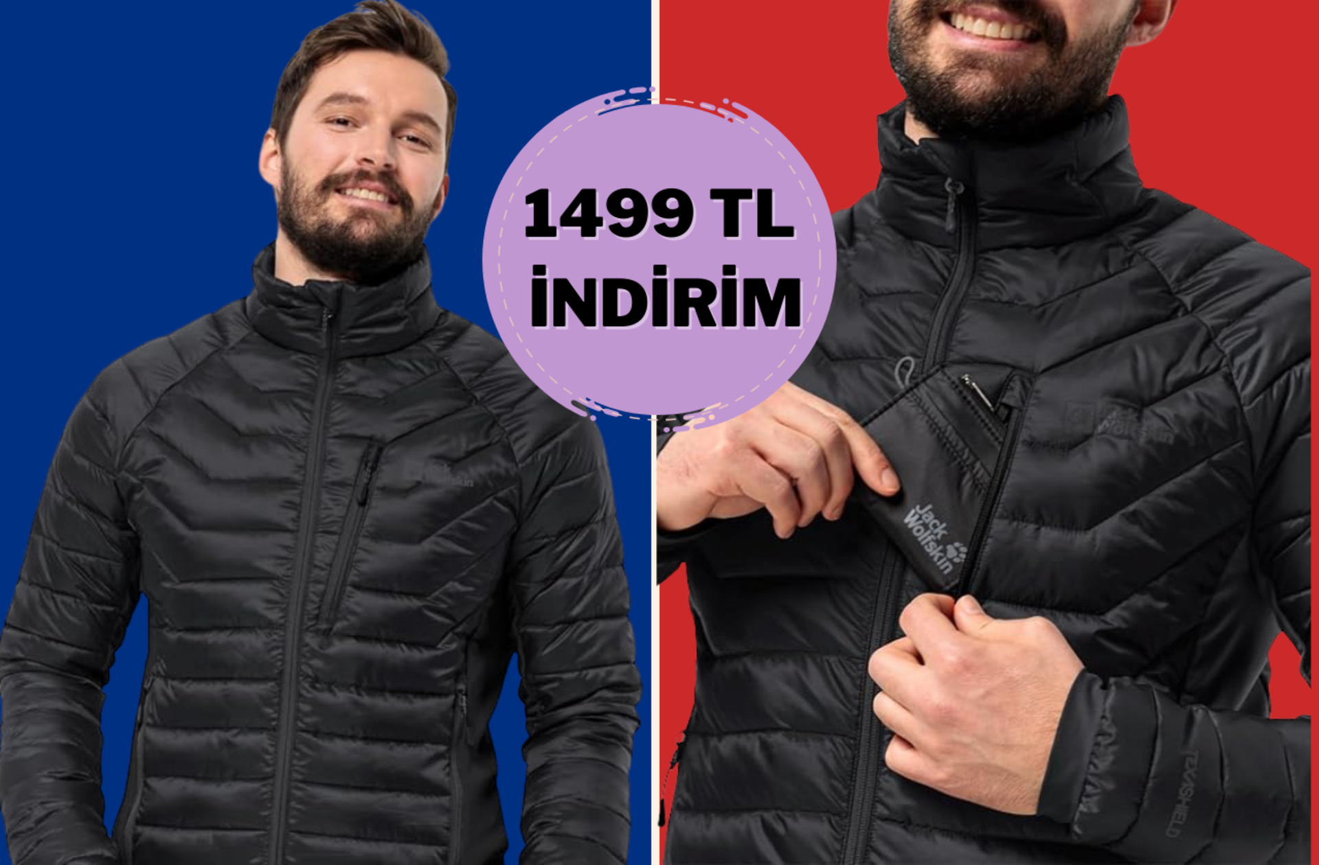 Hem rahat hem tarz Jack Wolfskin Mont'ta 1499 TL indirim sizi bekliyor