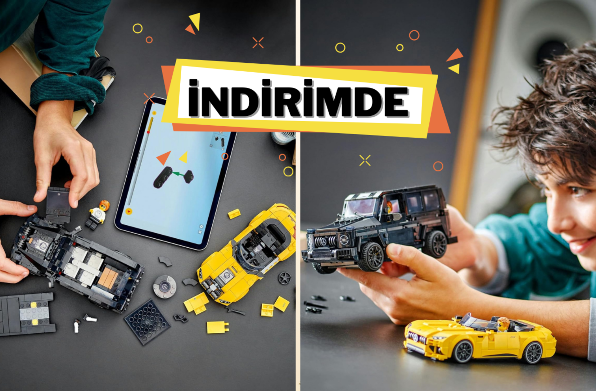 Fiyatı 2030 TL'ye düştü! LEGO Mercedes-AMG Yaratıcı Yapım Seti indirime girdi