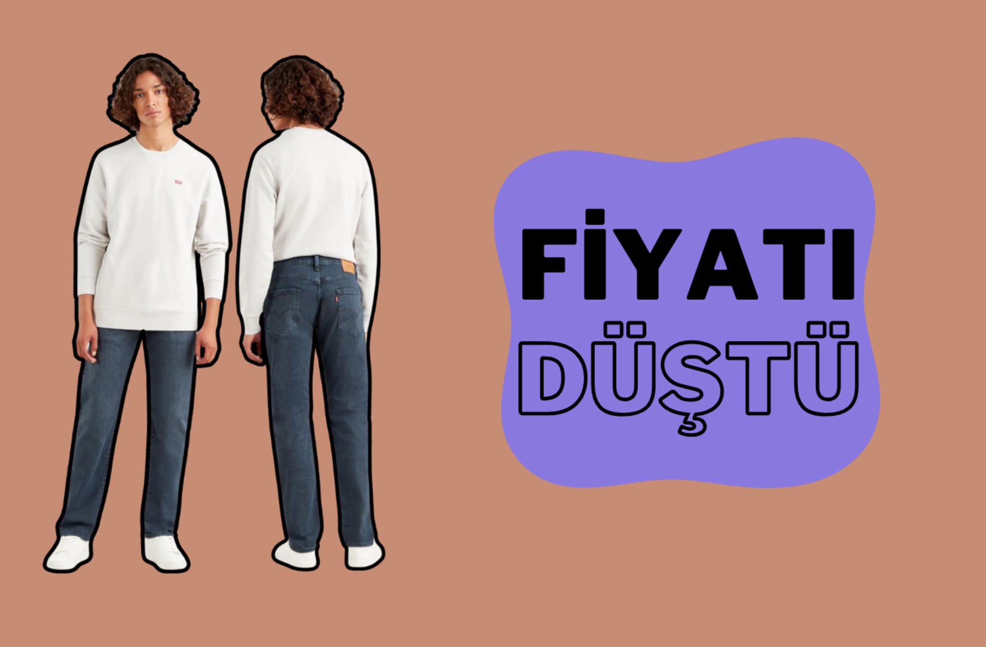 Fiyatı 901 TL'ye düştü! Levi's'ın ikonik jeanlerinden 502 Taper indirimde